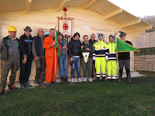 Montate le quattro casette in legno a Cittareale 