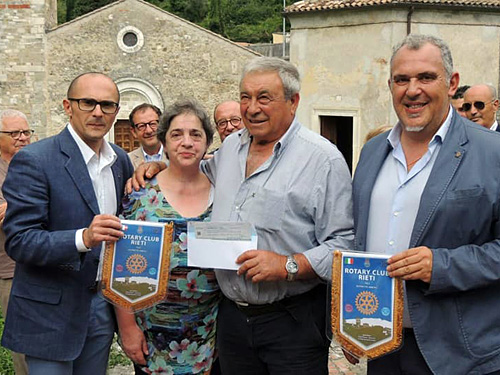 Terremoto, all'azienda Cavezza 8000 euro del Rotary Club di Rieti