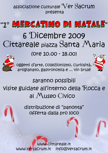 Ai nastri di partenza il primo mercatino di Natale di Cittareale