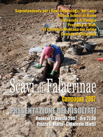 Scavi di Falacrinae, la presentazione dei risultati